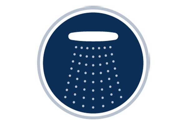 Symbol für Duschkopf