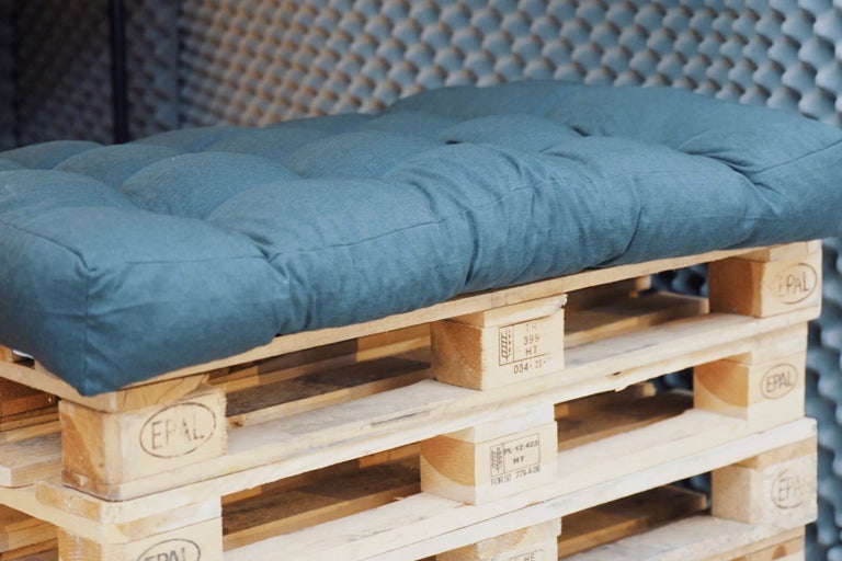 Polsterauflage auf Europalette