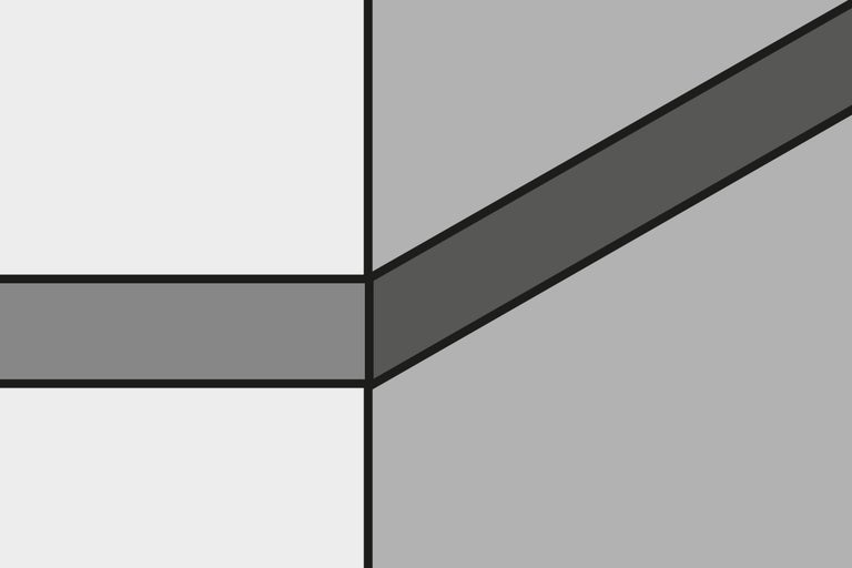 Abstrakte Darstellung von geometrischen Formen