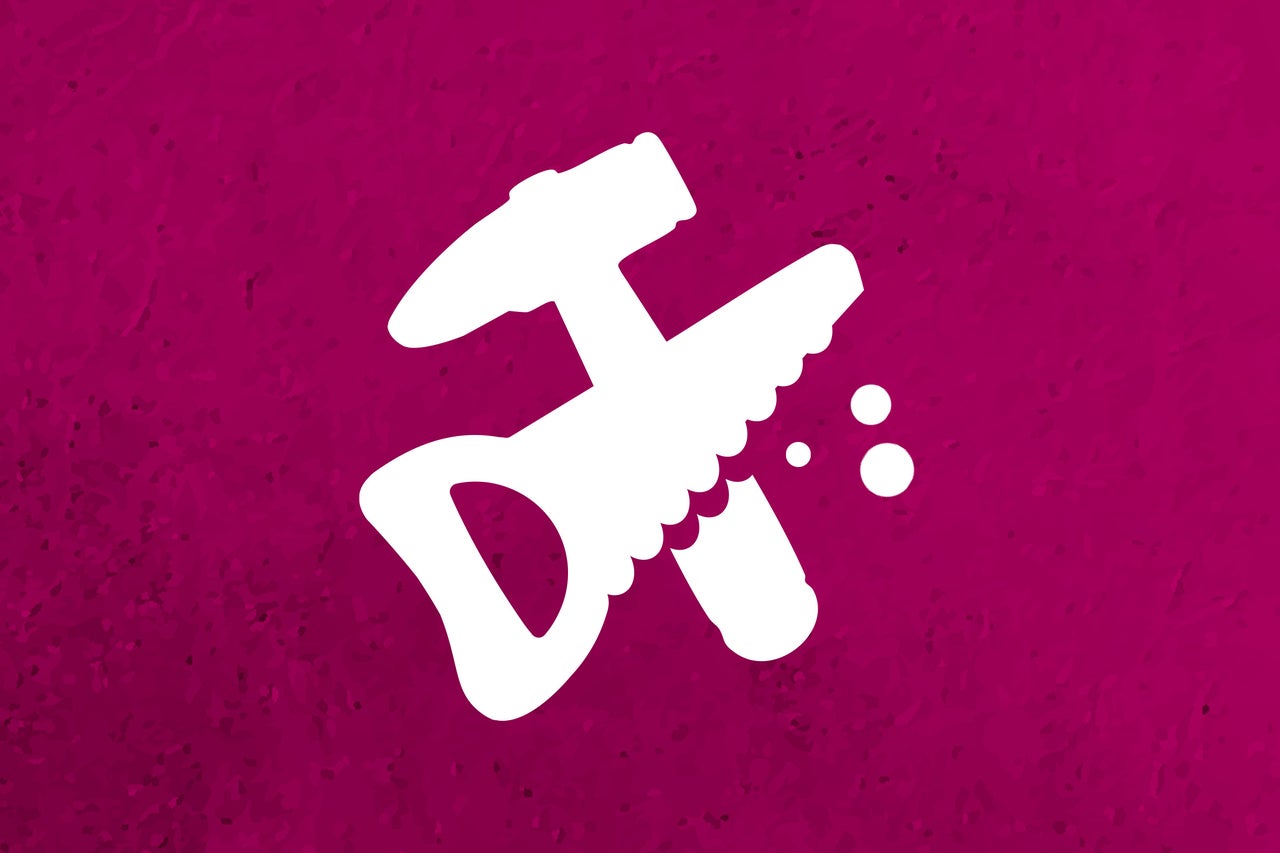 Symbol für Hammer und Säge