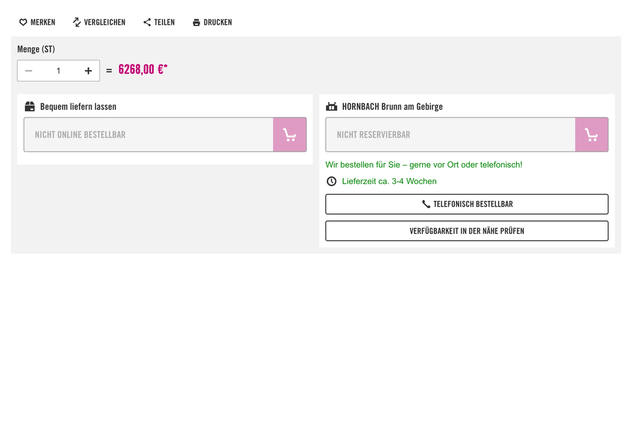 Dieses Bild zeigt, wo Du die Infos zur Artikelverfügbarkeit findest.