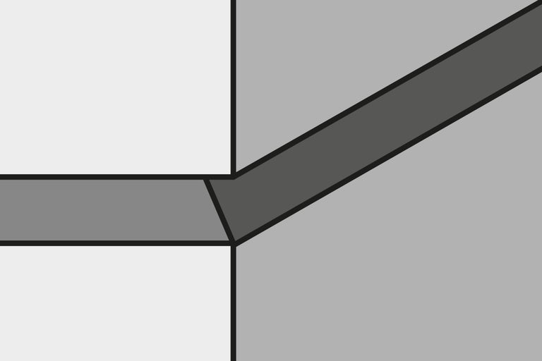 Abstrakte Darstellung von Flächen und Linien