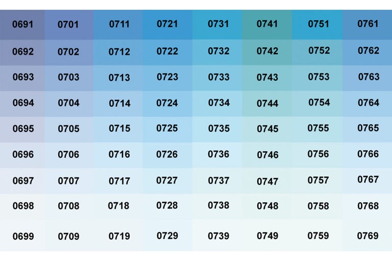 Farbfeld mit Farbtönen