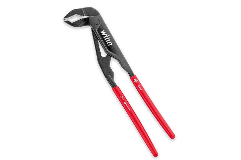 Wiha Wasserpumpenzange Basic, Maulstellung verstellbar, Zange für Sanitärinstallation