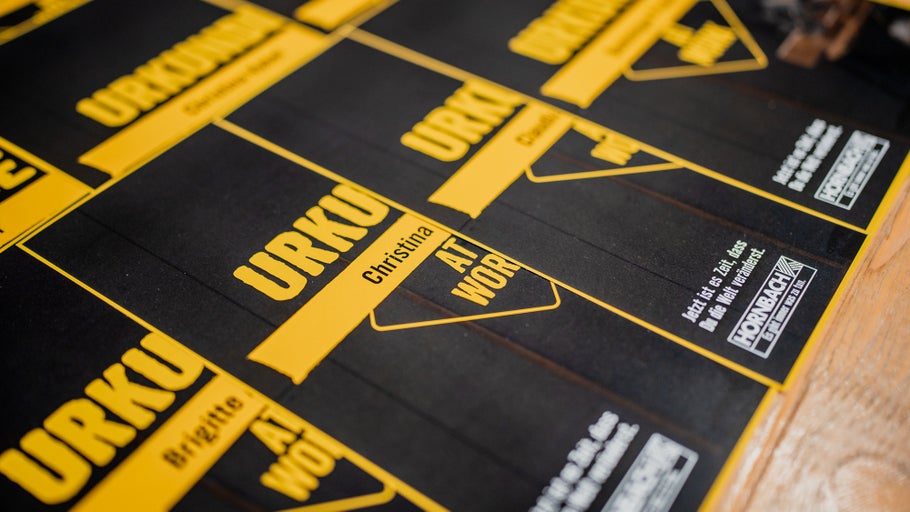 Urkunde mit Hornbach Logo