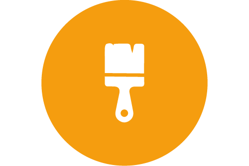 Symbol für Farbpinsel