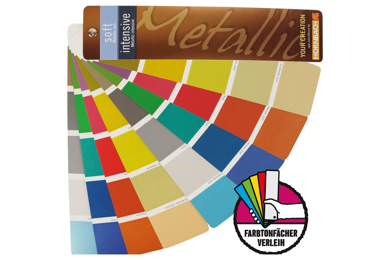 Hornbach Metallic Farbfächer zur Farbauswahl