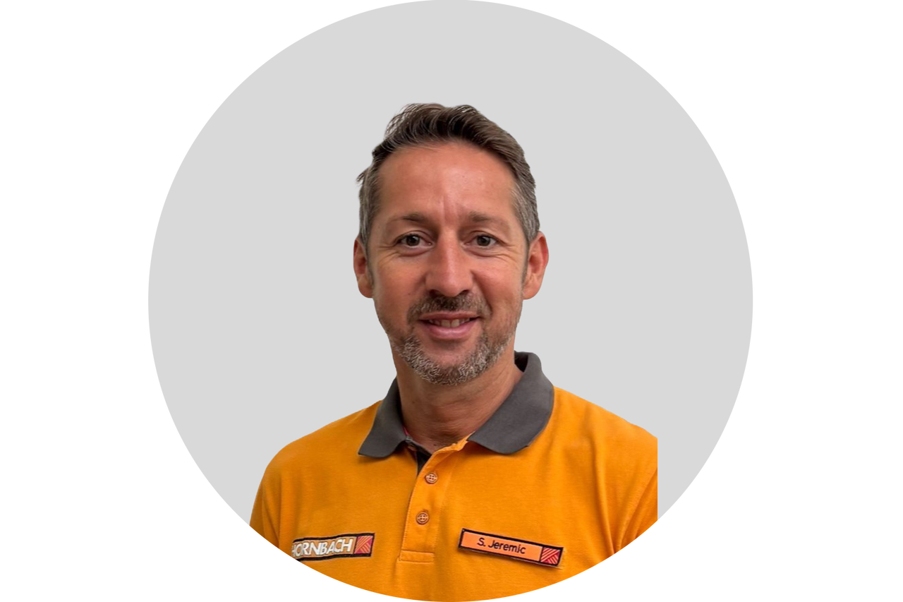 Porträt eines Hornbach Mitarbeiters