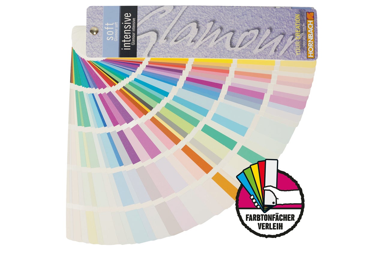 Farbfächer Glamour soft und intensive von Hornbach