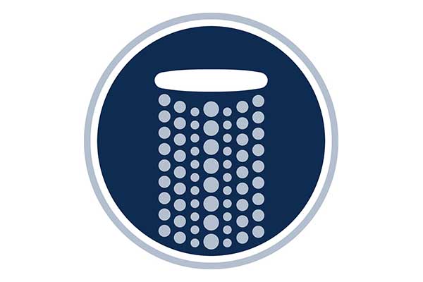 Symbol für Brausefunktion