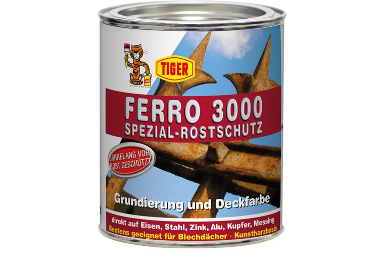 Tiger Ferro 3000 Spezial Rostschutz Grundierung und Deckfarbe Dose