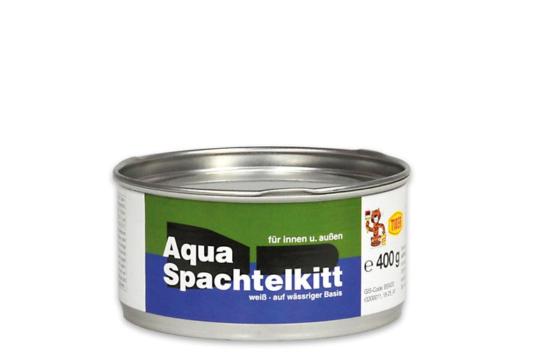 Aqua Spachtelkitt für Innen und Außen, 400 Gramm Dose