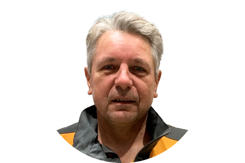 Porträt eines Mannes mit grauen Haaren