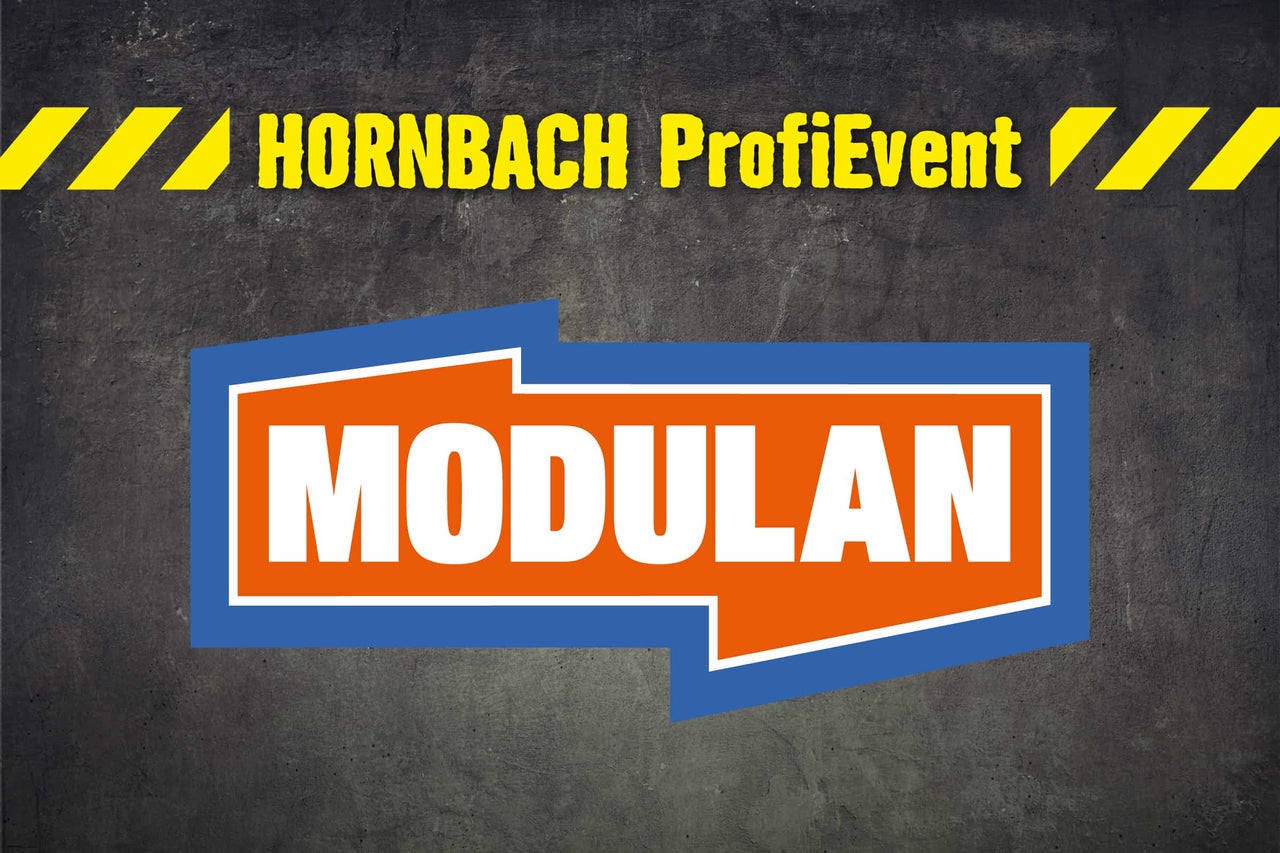 Hornbach ProfiEvent Logo und Modulan Logo.