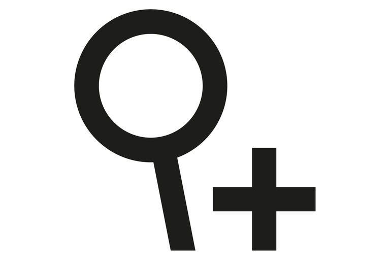 Symbol für erhöhten Sauerstoffgehalt