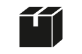 Symbol für eine versiegelte Kiste