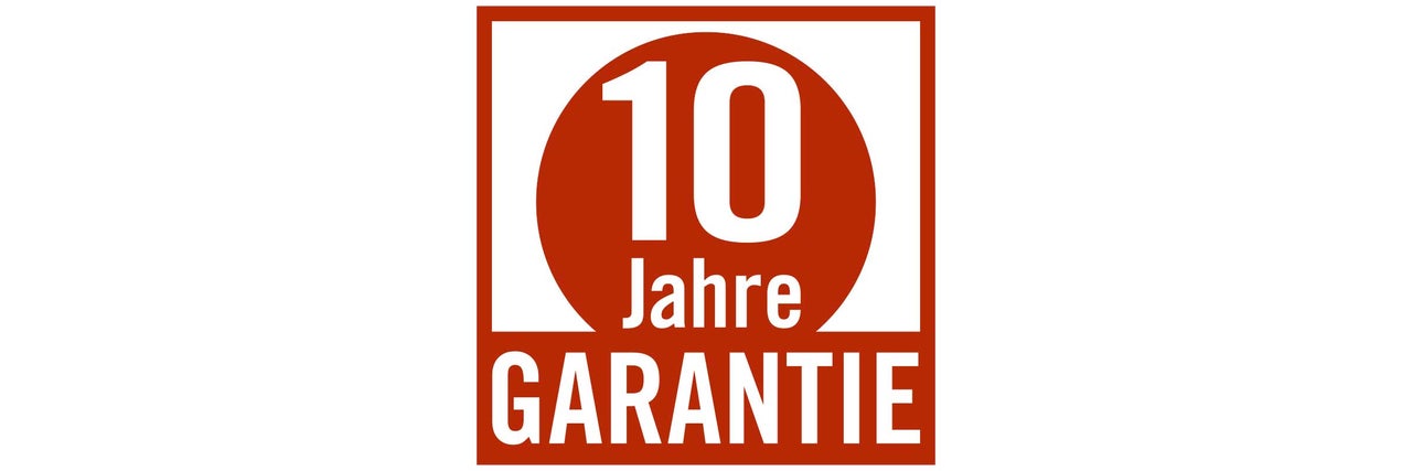 10 Jahre Garantie