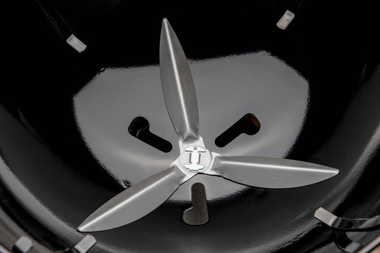 Grillrost mit dreiflügeliger Lüftungsscheibe