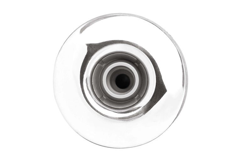 Duschkopf aus Metall, Aufsicht