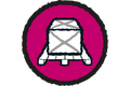 Symbol für Lieferung per Spedition Symbol für Lieferung per Spedition