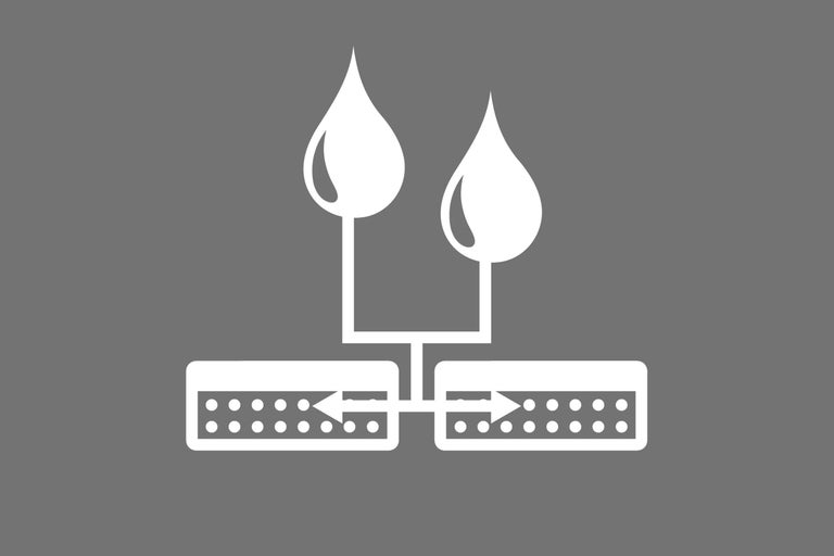 Symbol für die Wasserenthärtung