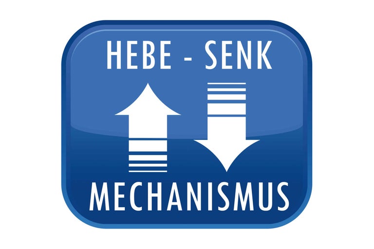 Heben Senken Mechanismus Symbol