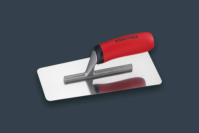 Glättkelle mit Rautner Logo