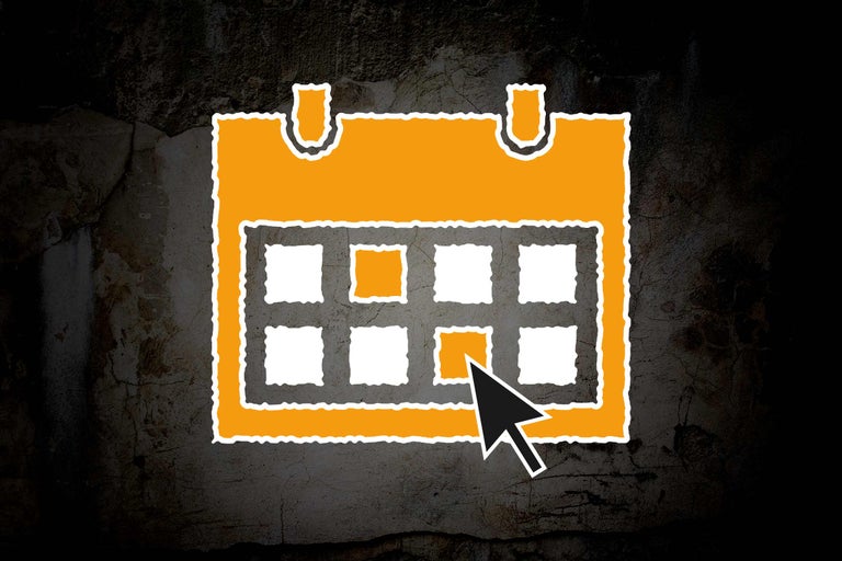 Kalendersymbol mit Mauszeiger