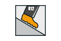 Symbol für Rutschhemmungsklasse R12