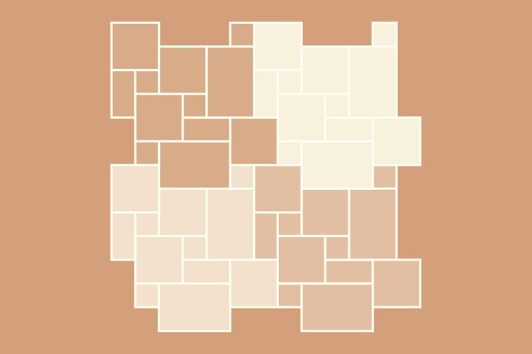 Muster für die Verlegung von Pflastersteinen