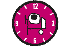 Symbol für Trocknungszeit