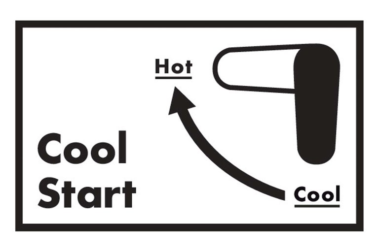 Kühlstart Symbol
