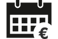 Kalender mit Euro Zeichen Kalender mit Euro Zeichen