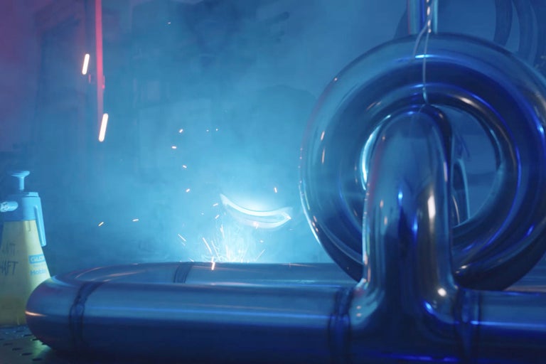 Schweißen von Rohren mit Funkenflug