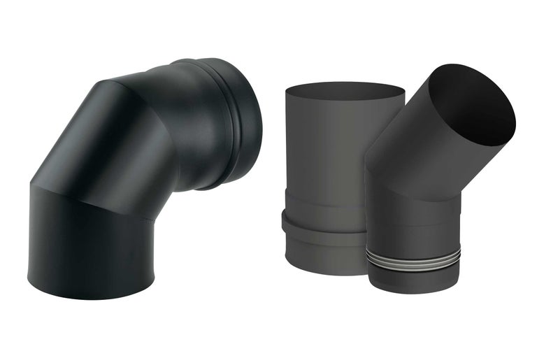 Ofenrohrbogen, Ofenrohrverlängerung und Ofenrohrset