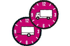 Symbol für Anlieferung