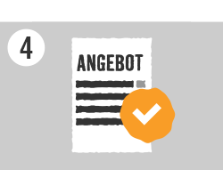 Angebot mit Haken