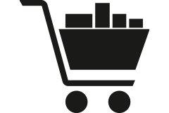 Einkaufswagen Symbol