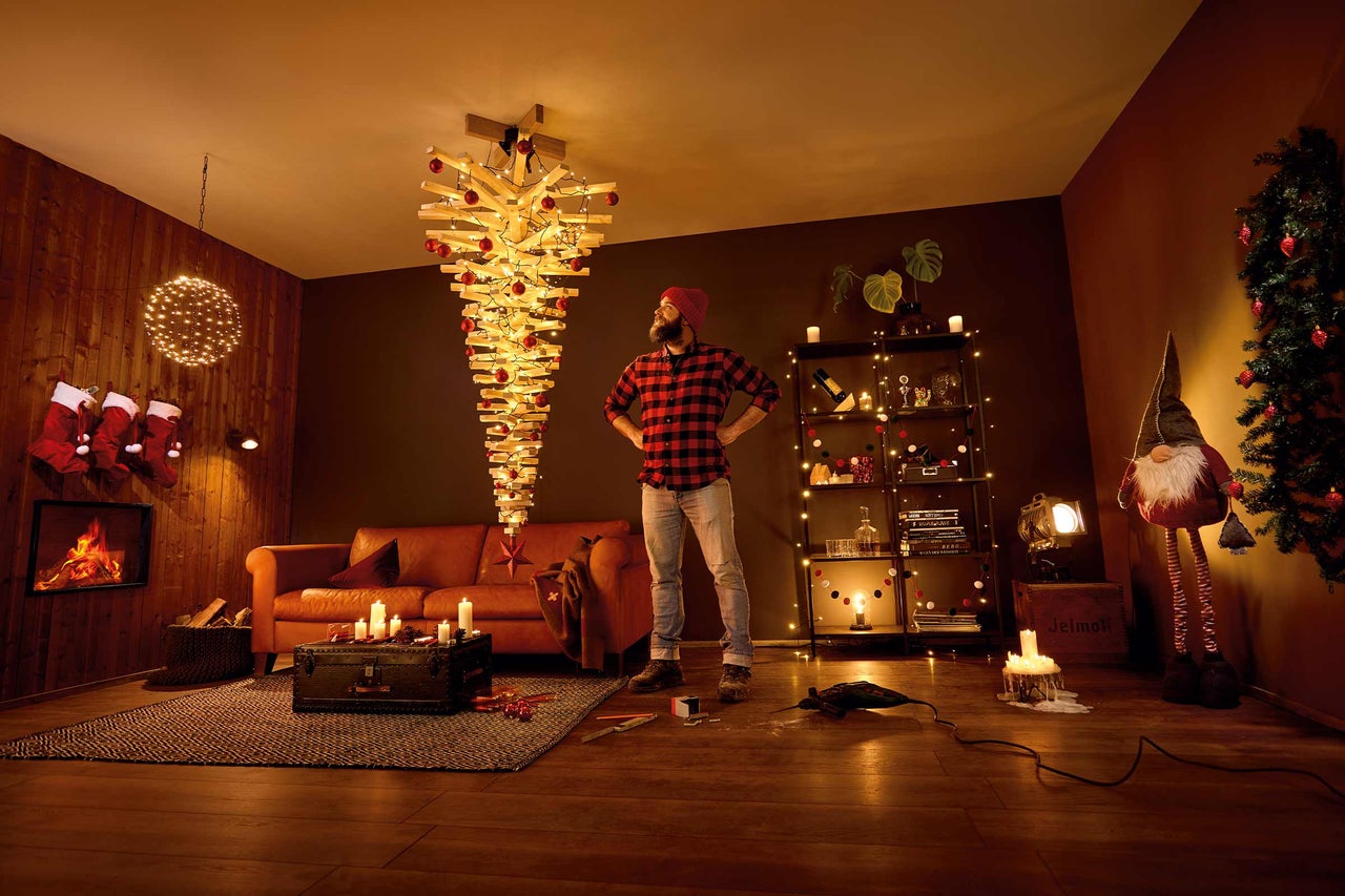 Weihnachtsbaum Alternative: Weihnachtsbaum selber bauen mit HORNBACH