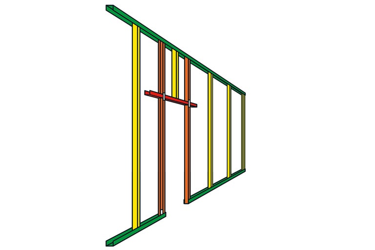 Holzrahmenkonstruktion für Bauprojekte