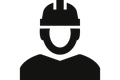 Symbol für Bauarbeiter