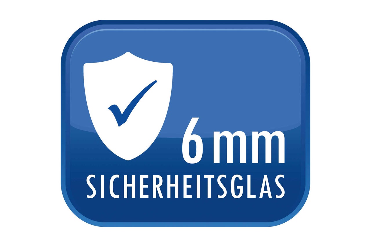 6 mm Sicherheitsglas Symbol