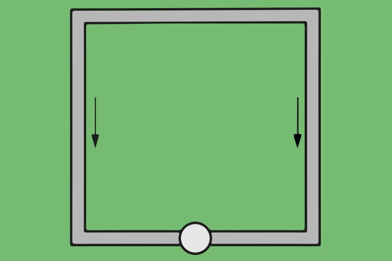 Schwerkraftentlüftungssymbol