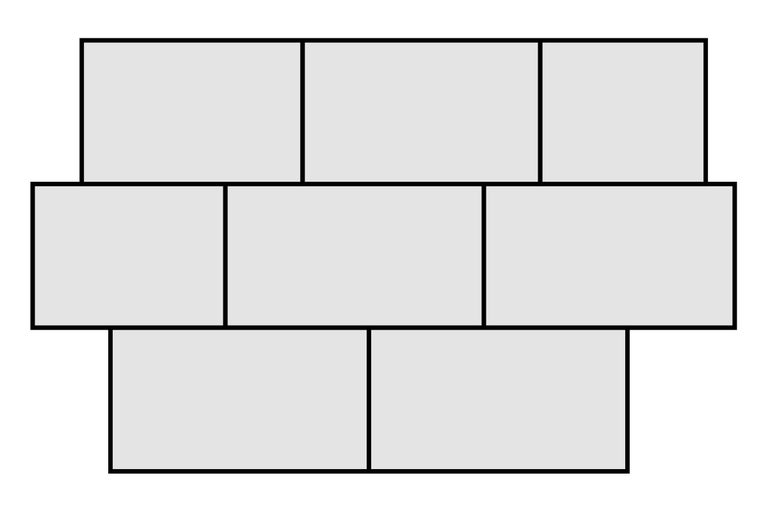 Verband aus Pflastersteinen