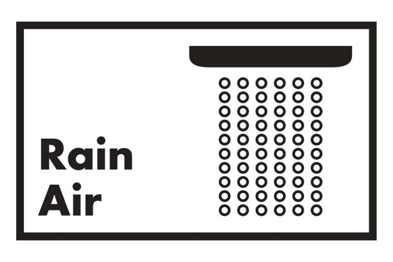 Symbol für Rain Air Funktion