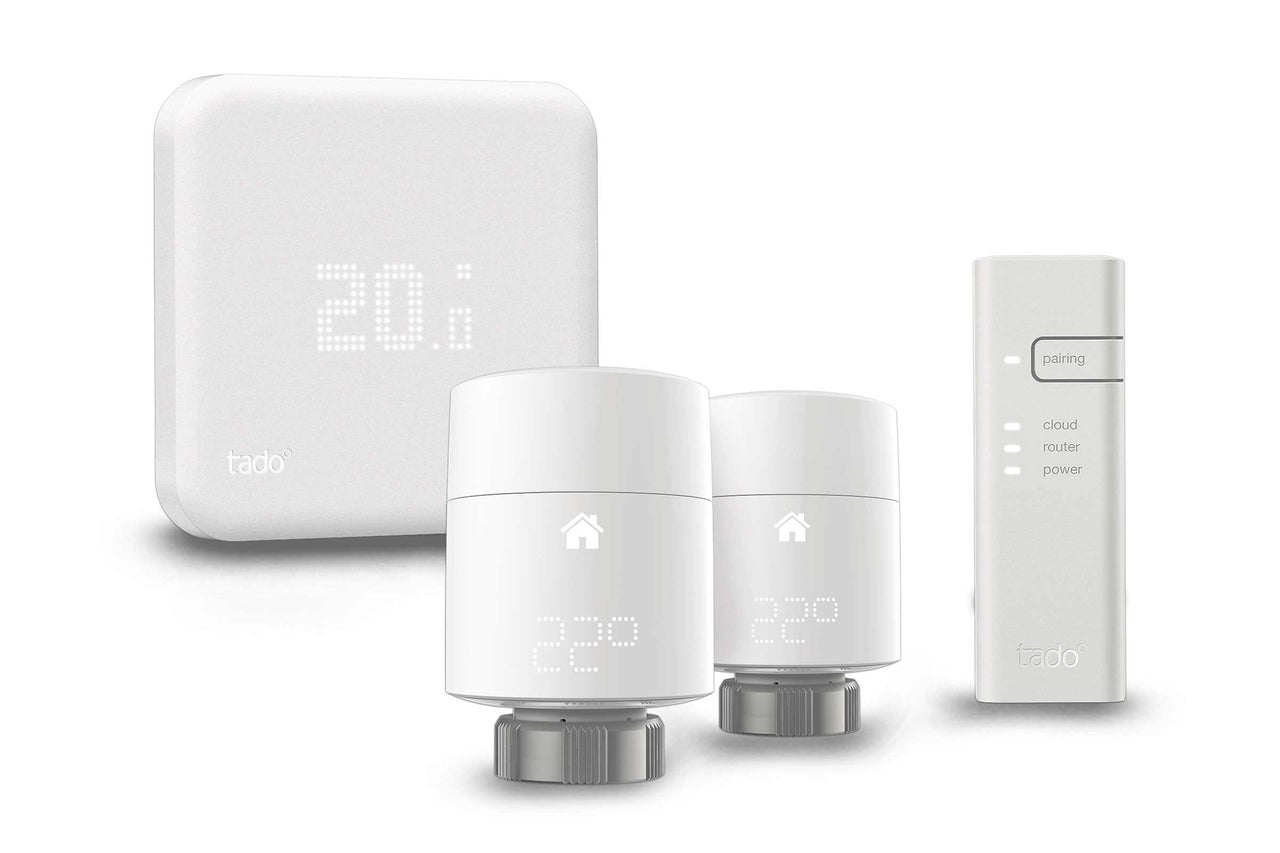 Tado Smart Heizkörperthermostate mit Bridge und Wandthermostat