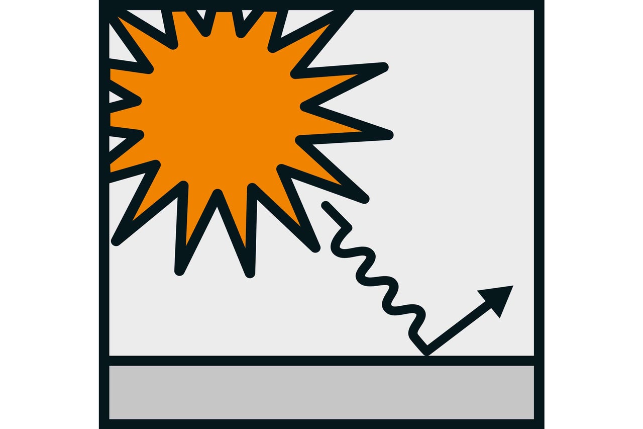 Symbol für Wärmereflexion
