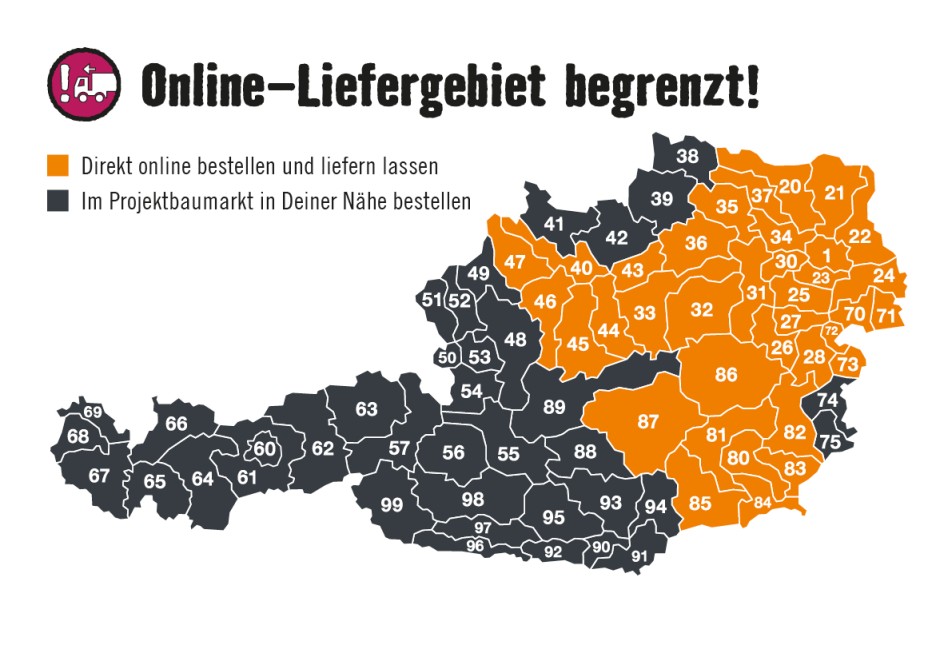 Online Liefergebiet Online Liefergebiet