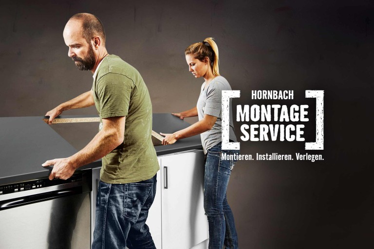 Arbeitsplattenmontage