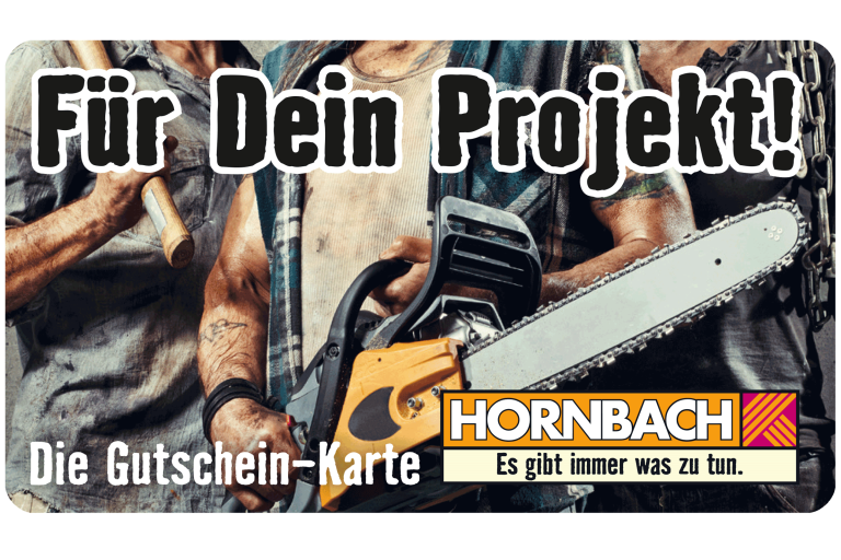 HORNBACH GutscheinKarte Services von HORNBACH